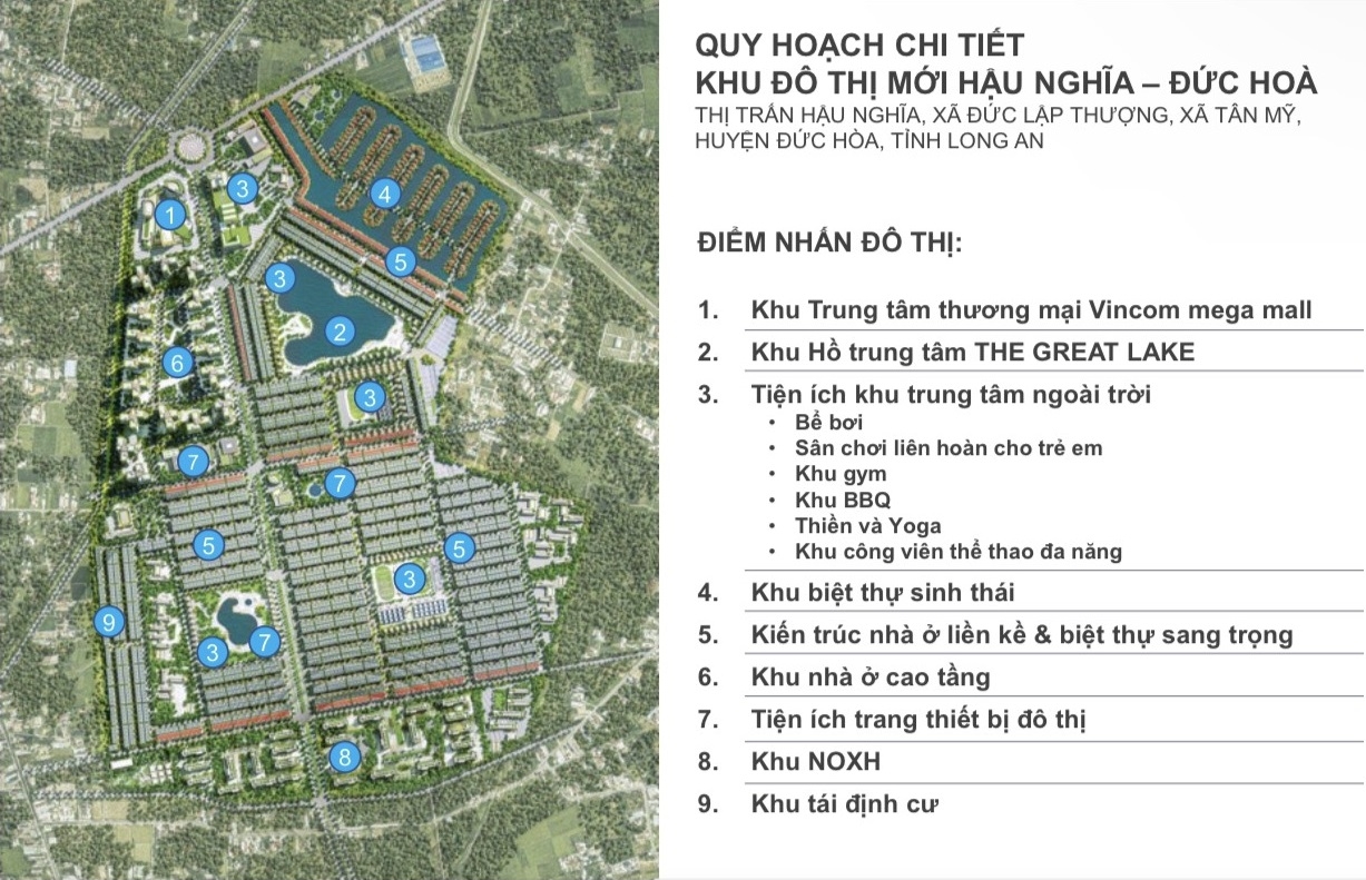 Vinhomes Green City Hậu Nghĩa Đức Hòa Long An - Bảng Giá Bán 2025